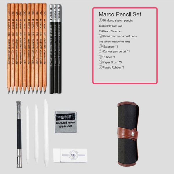 Marie's sketch pencil set sketch pen drawing pencil set